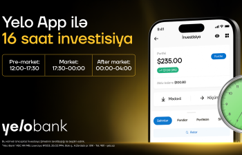 Yelo Invest-də limit sifarişi funksiyası aktiv oldu