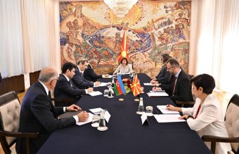 Şimali Makedoniya Azərbaycanın tranzit imkanlarını yüksək qiymətləndirib