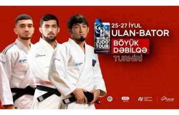 Azərbaycanı üç cüdoçu Monqolustanda Böyük Dəbilqə turnirində təmsil edir