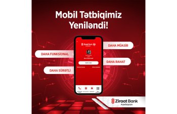Ziraat Bank Azərbaycan mobil tətbiqini yenilədi!