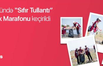 “Sıfır Tullantı” Həmrəylik Marafonu davam edir: Xəzər Günündə 768 kq tullantı toplanıldı