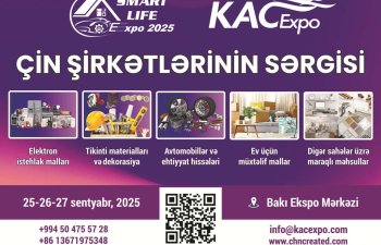 Bakıda “SMART LIFE EXPO 2025” sərgisi keçiriləcək