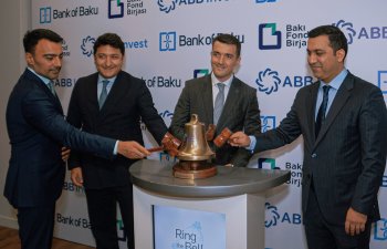 Bakı Fond Birjasında "Bank of Baku" ASC-nin istiqrazlarının “Açılış Zəngi” keçirilib