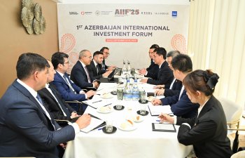 Çinin “Datang Overseas Investment Co” şirkətinin prezidenti ilə görüş keçirilib