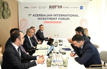 Avropa Yenidənqurma və İnkişaf Bankının Qafqaz üzrə regional direktoru ilə görüş keçirilib