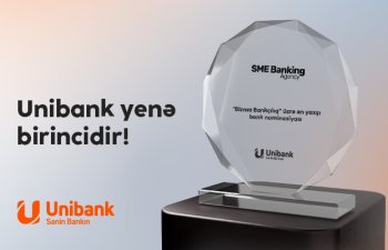Unibank “Biznes Bankçılıq” nominasiyası üzrə qalib olub