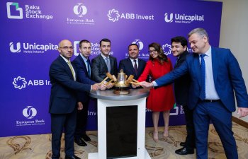 Bakı Fond Birjasında Avropa Yenidənqurma və İnkişaf Bankının istiqrazlarının “Açılış Zəngi” tədbiri keçirilib
