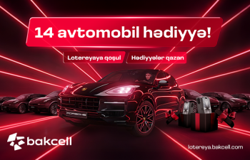 Bakcell lotereyasında bu günün avtomobil qalibi sən ol!