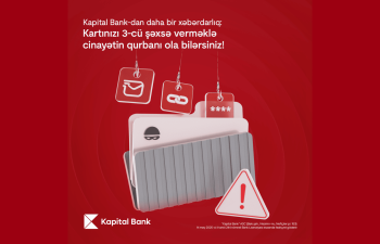 Kartınızı heç kimə verməyin: pulunuzu itirə, cinayətin qurbanı ola bilərsiniz