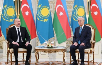 Astanada Prezident İlham Əliyevin Qazaxıstan Prezidenti Kasım-Jomart Tokayev ilə təkbətək görüşü olub