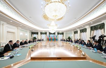 Astanada Prezident İlham Əliyevin və Kasım-Jomart Tokayevin iştirakı ilə Azərbaycan-Qazaxıstan Ali Dövlətlərarası Şuranın ikinci iclası keçirilib