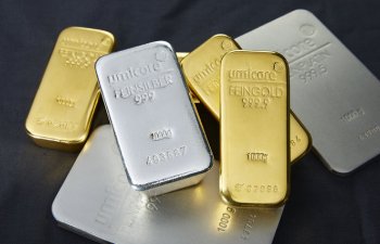 Qiymətli metallar bazarında qızıl və gümüş artıb