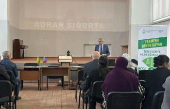 Aqrar sığorta Qarabağda: Xocalı rayonunda fermerlərə aqrar sığorta təlimi keçirilib