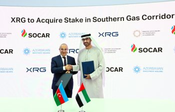 XRG-nin “Cənub Qaz Dəhlizi” Qapalı Səhmdar Cəmiyyətində pay əldə etməsinə dair Əsas Şərtlərlə bağlı Razılaşma imzalanıb