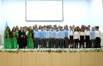 SOCAR-ın Bakı Ali Neft Məktəbinin nəzdində Rəqəmsal Biliklər Liseyinin rəsmi açılış mərasimi keçirilib