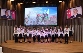 Azərbaycan və Türkiyədən olan şəhid övladları “Türk övladı” marşını səsləndiriblər -VİDEO