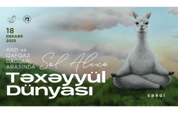 Alpakalar insani duyğularla Heydər Əliyev Mərkəzində canlanır - Sol Alexo Bakıda