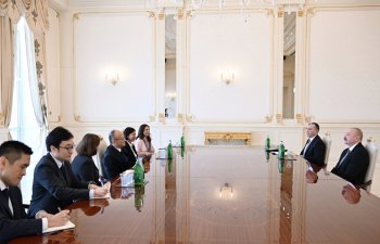Prezident İlham Əliyev Asiya İnkişaf Bankının nümayəndə heyətini qəbul edib