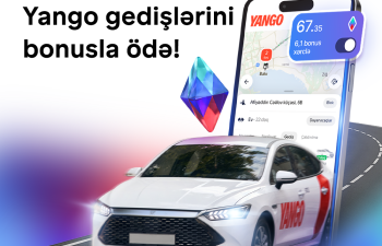 Taksi ödənişlərinizi Bir Bonus-la edin, pulunuz cibinizdə qalsın