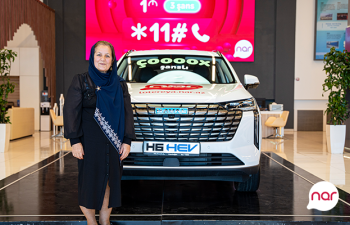 “Nar”ın həyəcan dolu lotereyasının növbəti qalibi yeni avtomobilinin açarlarını təhvil aldı