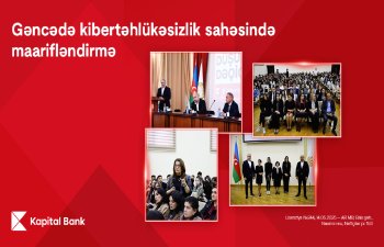 Kapital Bank Gəncədə kibertəhlükəsizlik mövzusunda təlimlər keçirdi