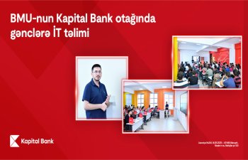 Kapital Bank-dan BMU tələbələrinə təhsil və fərdi inkişaf dəstəyi