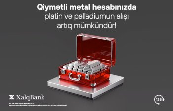 Xalq Bank qiymətli metallar üzrə yeni xidmətləri istifadəyə verdi