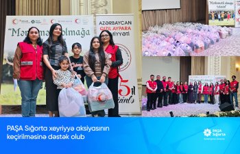 PAŞA Sığorta “Mərhəmətli Olmağa Tələsin” xeyriyyə aksiyasına dəstək olub