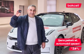 8-ci lüks avtomobil Bakcell lotereyasında uduldu!