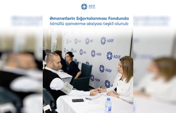 Əmanətlərin Sığortalanması Fondunda könüllü qanvermə aksiyası təşkil olunub