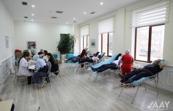 AAYDA-də ənənəvi qanvermə aksiyası keçirilib