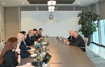 İqtisadiyyat naziri Mikayıl Cabbarov “Saipem S.p.A.” şirkətinin rəhbəri ilə görüşüb