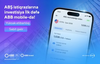 ABB mobile tətbiqində ABŞ istiqrazlarına investisiya imkanı!