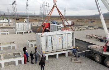 Regionun ən iri Batareya Saxlanc Sistemlərinin gətirilərək qurulmasına başlanıldı