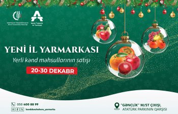 &ldquo;Kənddən Şəhərə&rdquo; Yeni il yarmarkası başlayır