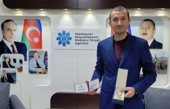Fins.az saytının baş redaktoru yubiley medalı ilə təltif olunub