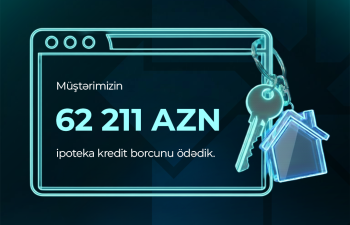 Əmək qabiliyyətini itirmiş şəxsin ipoteka krediti ödənildi