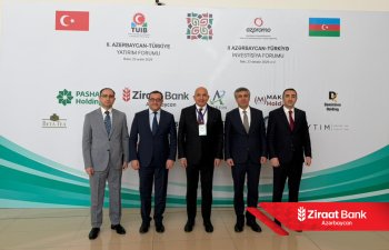 Ziraat Bank Azərbaycan II Azərbaycan&ndash;Türkiyə İnvestisiya Forumunun baş sponsorlarından biri oldu