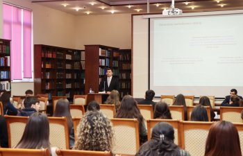Bakı Biznes Universitetinin tələbələri üçün dövlət satınalmaları mövzusunda açıq dərs keçirilib