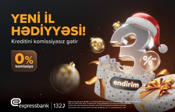 İlin son ENDİRİMLİ KREDİT TƏKLİFİ!