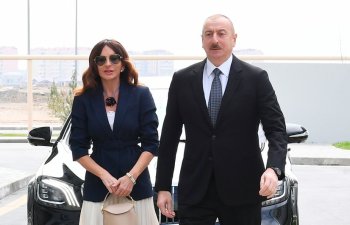 Prezident İlham Əliyev və Birinci xanım Mehriban Əliyeva &ldquo;Bakı Ağ Şəhər&rdquo;də olublar