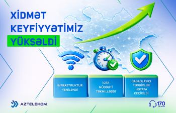 Xidmət keyfiyyəti göstəricilərində müsbət nəticələr müşahidə olunur