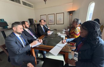 Nazir Məcnun Məmmədov Qana Respublikasının balıqçılıq və akvakulturanın inkişafı naziri Emeliya Arturla görüşüb