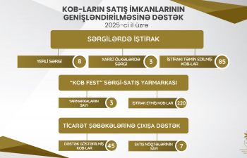 350 sahibkarın məhsul və xidmətlərinin satışına dəstək göstərilib