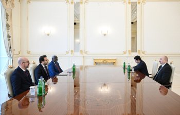 Prezident İlham Əliyev &ldquo;Zayed İnsan Qardaşlığı Mükafatı&rdquo; ilə bağlı nümayəndə heyətini qəbul edib