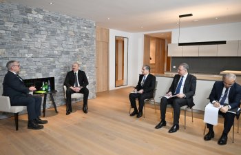 Prezident İlham Əliyev Davosda &ldquo;Dell Technologies&rdquo; şirkətinin Avropa, Yaxın Şərq və Afrika üzrə prezidenti ilə görüşüb