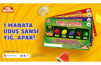 Yeni &ldquo;Yığ, apar!&rdquo; lotereyası artıq satışda