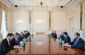 Prezident İlham Əliyev İsrail Dövlətinin xarici işlər nazirini qəbul edib