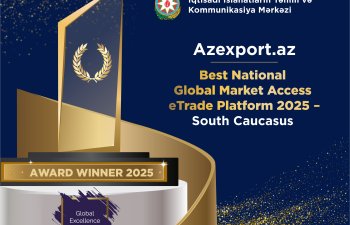 &ldquo;Azexport&rdquo; portalı Cənubi Qafqazın ən yaxşı milli elektron ticarət platforması seçilib