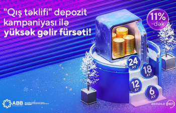 ABB-dən yüksək gəlirli əmanət kampaniyası!